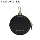 バンドリヤー BANDOLIER ポーチ 小物入れ レザー 小さめ 薄型 ミニラウンド メンズ レディース MINI ROUND POUCH BLACK GOL...