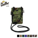 ドリフター Drifter ショルダーポーチ ミニ 小物入れ メンズ レディース 斜めがけ EVANS SHOULDER ブラック ベージュ グリーン パープル...