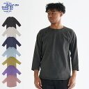 【最大1000円OFFクーポン配布中】 Good On グッドオン Tシャツ 7分丈 カットソー ラグラン ベースボール メンズ 無地 BASEBALL T-SHIRTS GOLT-601P