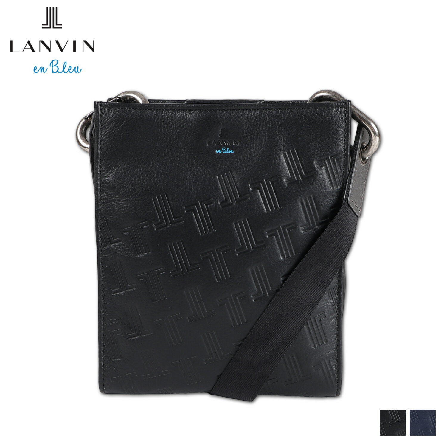  LANVIN en Bleu ランバンオンブルー バッグ ショルダーバッグ ティルト メンズ レディース 斜めがけ Sサイズ TILT ブラック ネイビー 黒 524101