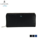 ランバン オン ブルー 長財布 レディース 【最大1000円OFFクーポン配布中】 LANVIN en Bleu ランバンオンブルー 財布 長財布 ワグラム メンズ レディース ラウンドファスナー 本革 WAGRAM ブラック ネイビー ブルー 黒 579606