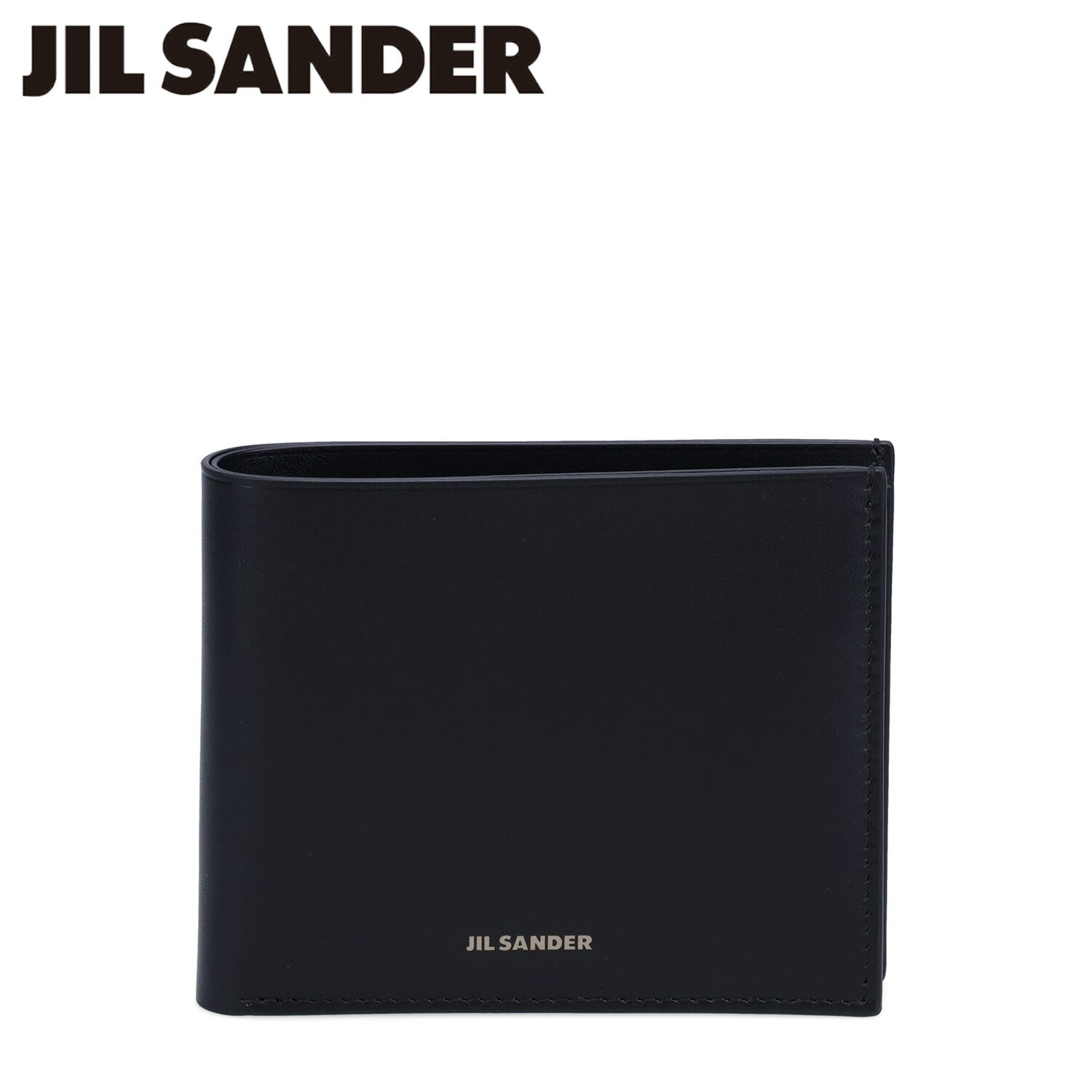 ジル サンダー プレゼント メンズ JIL SANDER ジルサンダー 財布 二つ折り メンズ 本革 POCKET WALLET ブラック 黒 J25UI0001