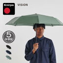 Knirps クニルプス 折りたたみ 傘 自動開閉 雨傘 メンズ レディース 軽量 8本骨 VISION ブラック ネイビー グリーン 黒 母の日