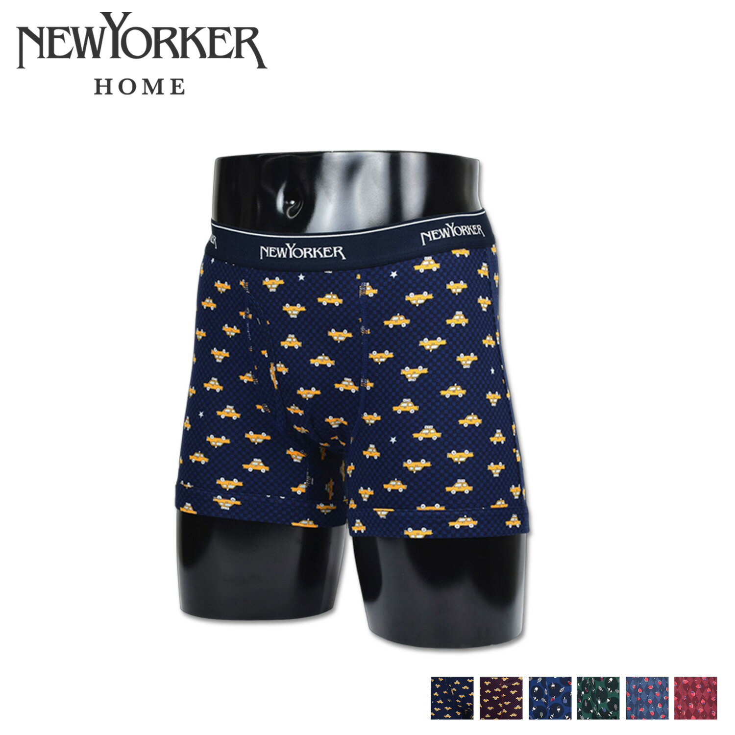 NEWYORKER HOME ニューヨーカーホーム ボクサーパンツ 前開き ボクサーブリーフ インナー アンダーウェア パンツ M-L メンズ 男性