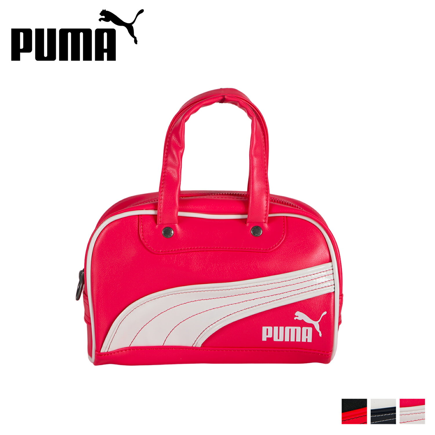 PUMA ס ȥ ߥ å ܥȥХå ߥ ǥ 2.5L RETRO MINI GRIP BAG ֥å ۥ磻 ԥ   79129