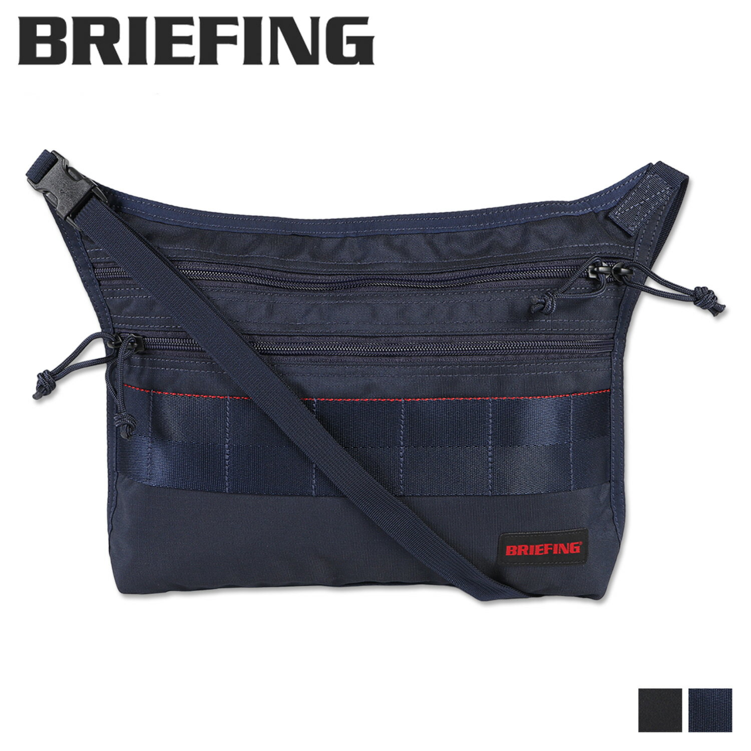 BRIEFING ブリーフィング バッグ ショルダーバッグ サコッシュ メンズ レディース 0.8L 斜め掛け MULTI SACOCHE MW GENII ブラック ネイビー 黒 BRA233L30