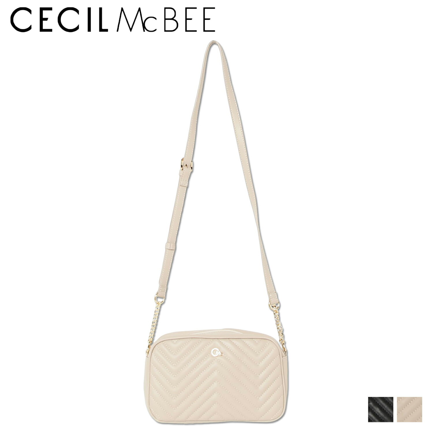 セシルマクビー ショルダーバッグ レディース 【最大1000円OFFクーポン配布中】 CECIL McBEE セシルマクビー バッグ ショルダーバッグ レディース 斜め掛け キルト SHOULDER BAG ブラック ブラウン グリーン 黒 CM121146