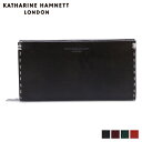 KATHARINE HAMNETT LONDON キャサリンハムネット ロンドン 財布 長財布 カラー テイラード 2 メンズ レディース ラウンドファスナー ...