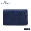 AQUASCUTUM アクアスキュータム カードケース 名刺入れ 定期入れ パスケース リバプール メンズ 本革 撥水 LIVERPOOL ブラック ネイビー ...