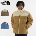 THE NORTH FACE ノースフェイス ダウン ジャケット ヌプシ アウター メンズ 防寒 M 92 LOW-FI HI-TEK NUPTSE ブラウン ブルー NF0A7ZYP