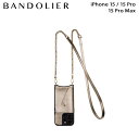 バンドリヤー BANDOLIER iPhone 15 15Pro iPhone 15 Pro Max スマホケース ストラップ スマホショルダー ヴィヴィアン ...
