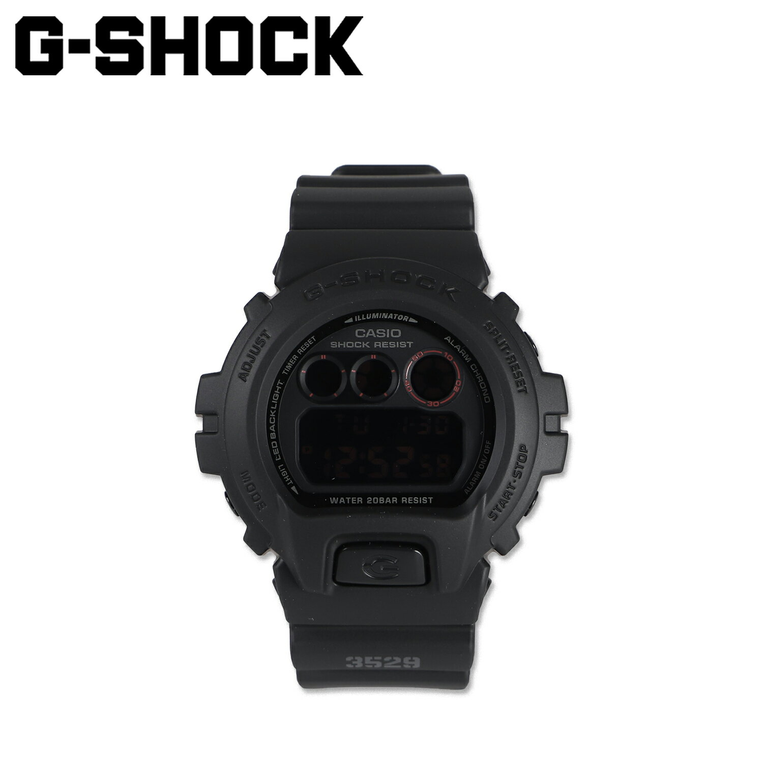 CASIO カシオ G-SHOCK 6900 SERIES 腕時計 DW-6900UMS-1JF ジーショック Gショック G-ショック メンズ レディース ブラック 黒