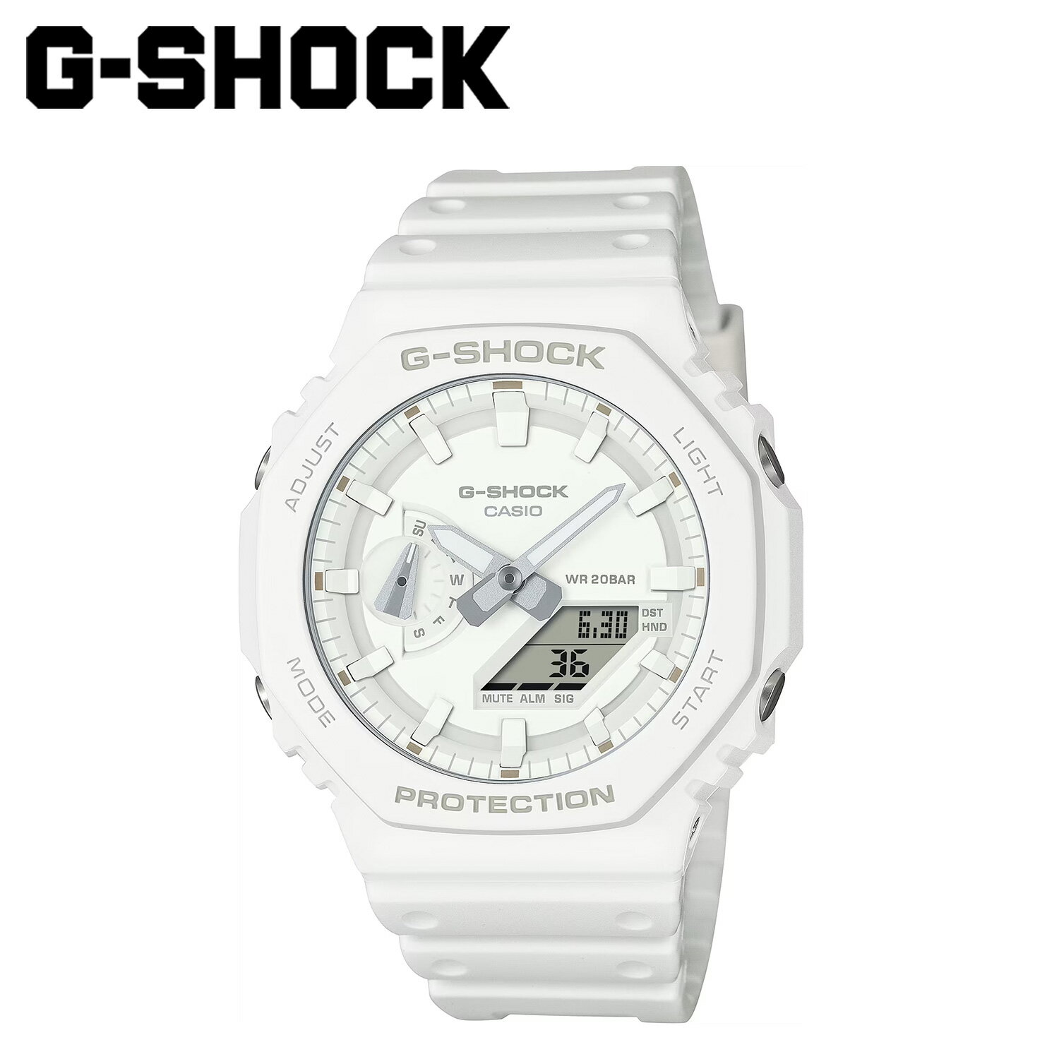 CASIO カシオ G-SHOCK 2100 SERIES 腕時計 GA-2100-7A7JF ジーショック Gショック G-ショック メンズ レディース ホワイト 白