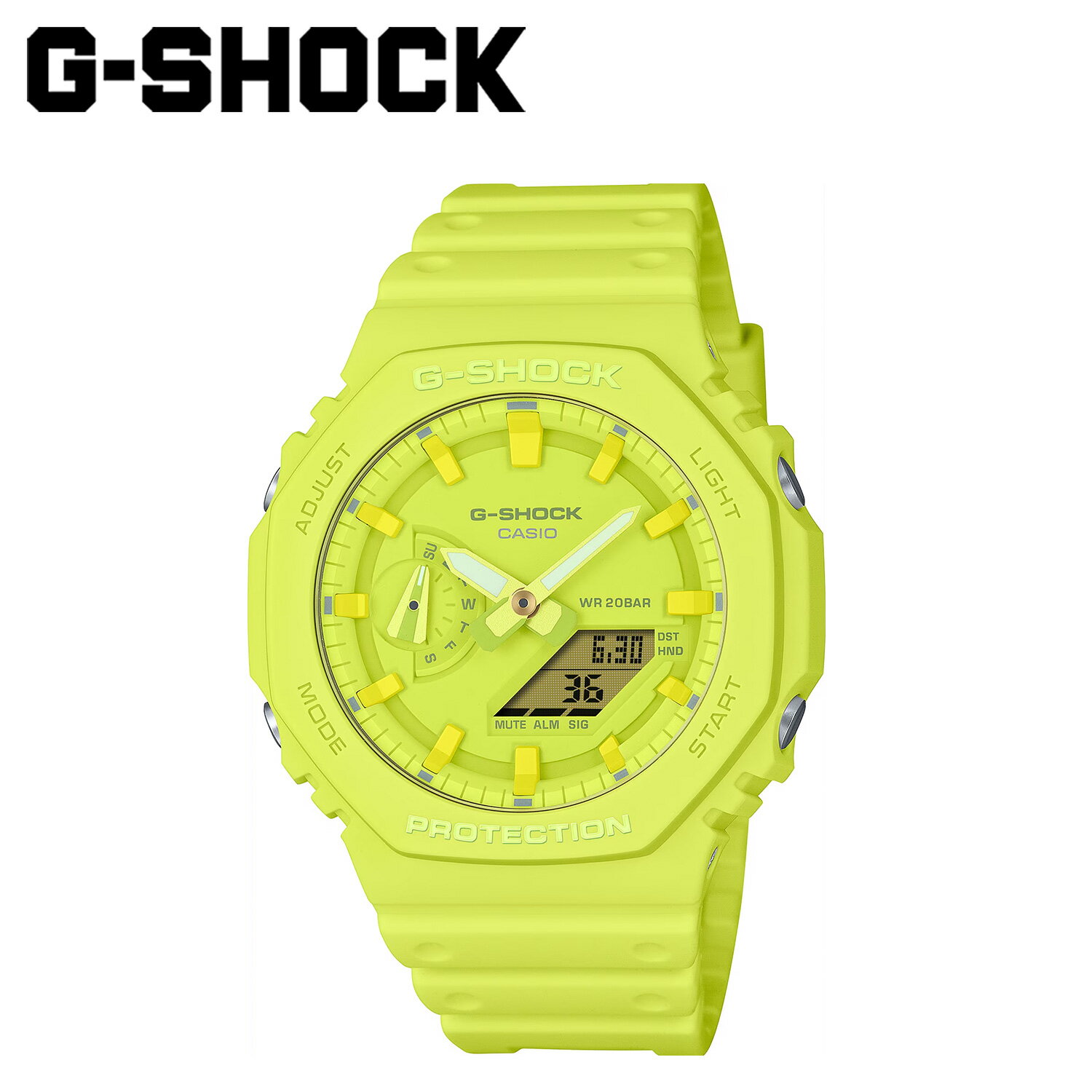 CASIO カシオ G-SHOCK 2100 SERIES 腕時計 GA-2100-9A9JF ジーショック Gショック G-ショック メンズ レディース イエロー