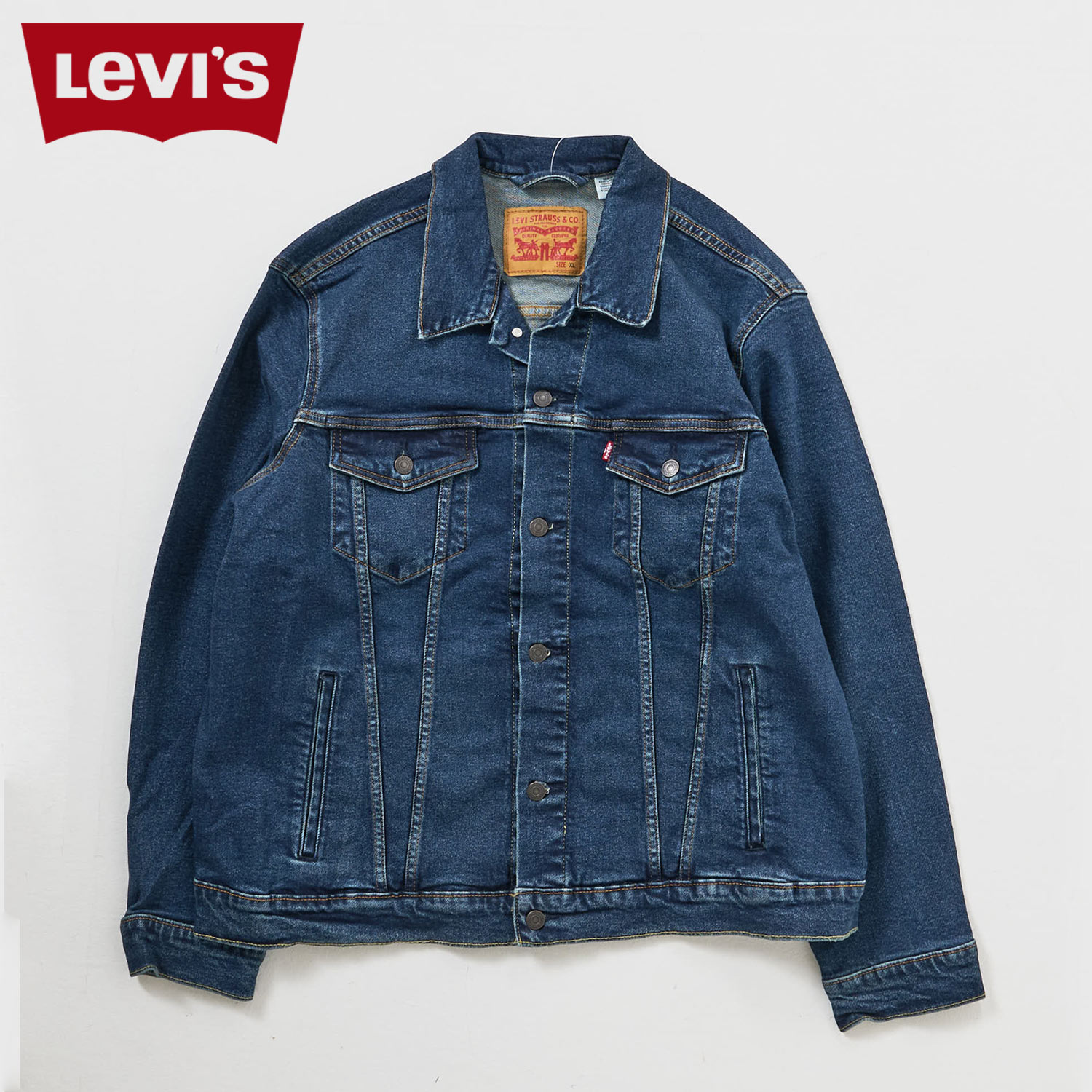 楽天シュガーオンラインショップLEVIS リーバイス デニムジャケット ジージャン Gジャン トラッカージャケット アウター メンズ レギュラーフィット COLUSA 2.0 TRUCKER JACKET ダーク インディゴ 723340322