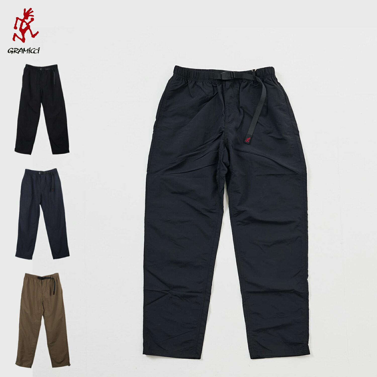 乐天商城 - グラミチ Gramicci パンツ ナイロン メンズ NYLON Gramicci PANT ブラック ネイビー ブラウン グレー オリーブ 黒 GMP4-SJP03