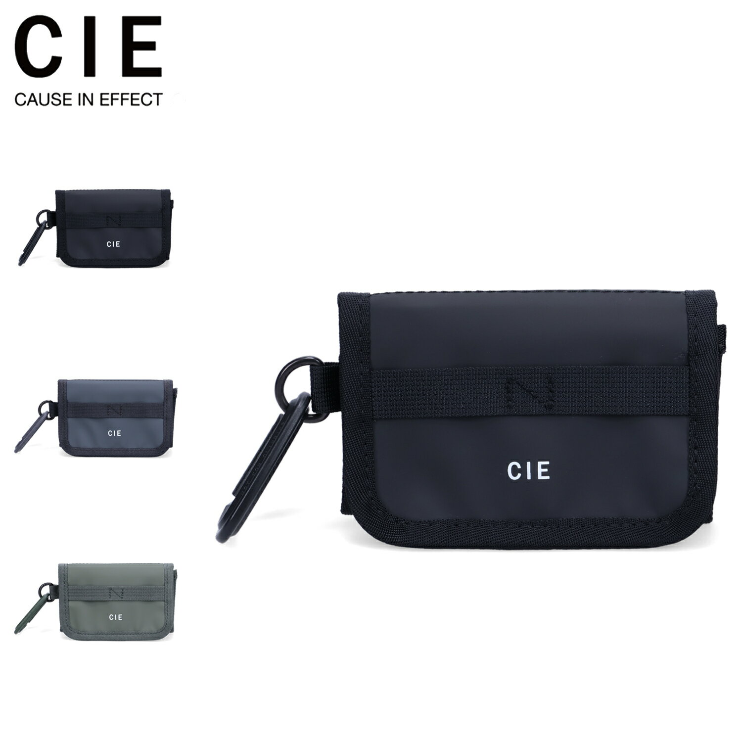 其它 - シー CIE グリッド 3 財布 ミニ財布 メンズ 撥水 GRID3 SHORT WALET ブラック ネイビー オリーブ 黒 032301
