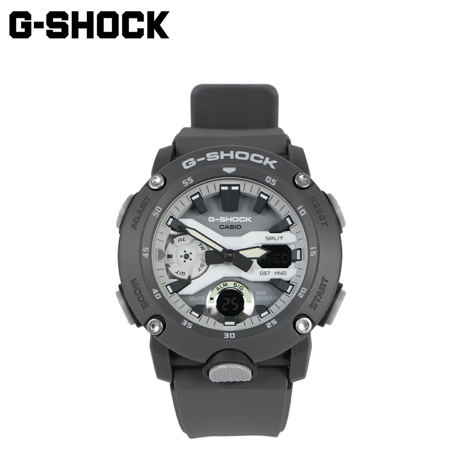 CASIO カシオ G-SHOCK 腕時計 GA-2000HD-8AJF GA-2000 SERIES 防水 ジーショック Gショック G-ショック メンズ レディース グレー