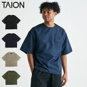  ő1000~OFFN[|zz  ^CI TAION TVc m E ~^[ n[t X[u Jbg\[ Y  NON DOWN MILITARY HALF SLEEVE CUT SEW ubN lCr[ x[W J[L  TAION-CS02NDML-1