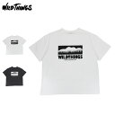 ワイルドシングス WILD THINGS Tシャツ 半袖 バックロゴ メンズ BACK LOGO ホワイト チャコール 白 WT24052SK