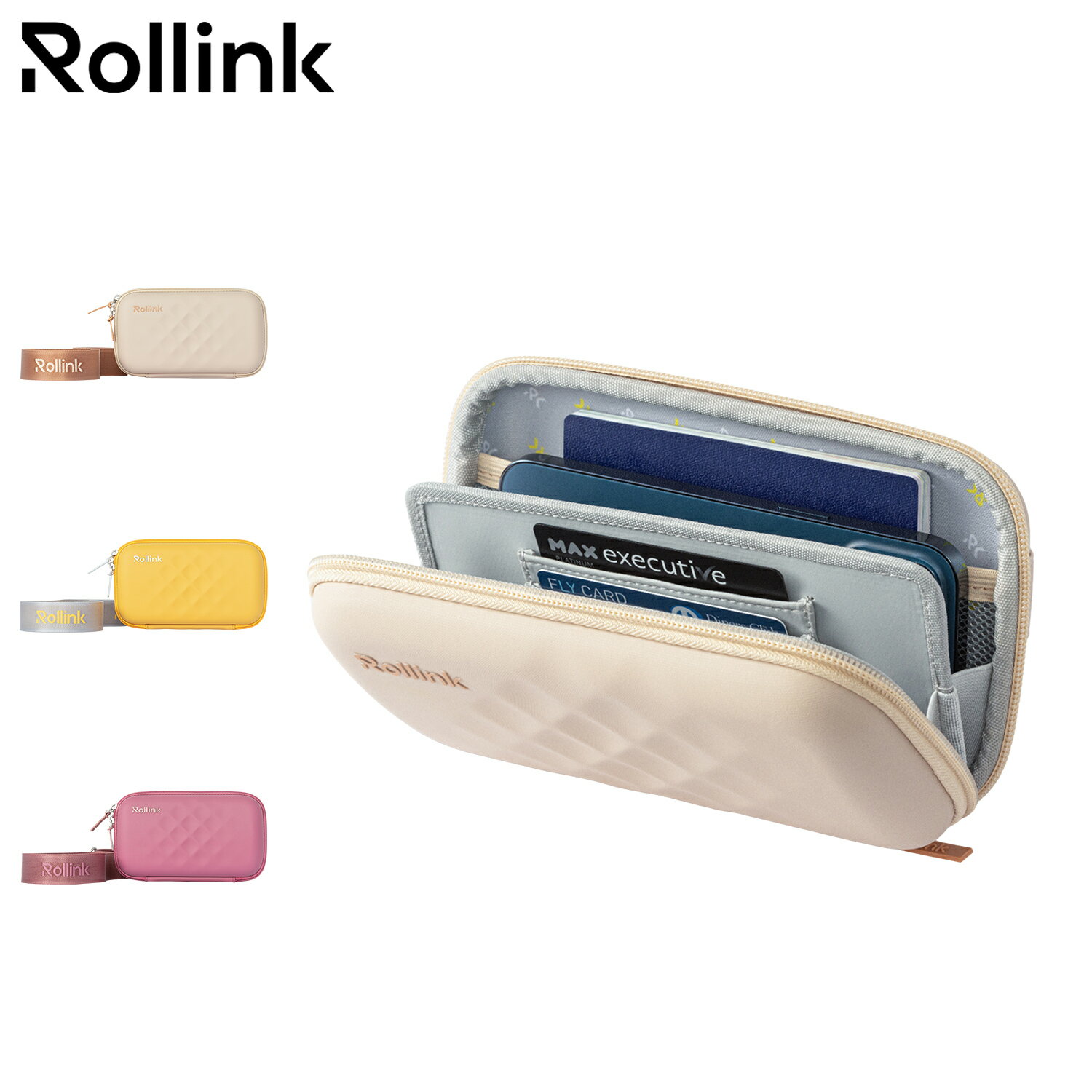 【最大10%OFFクーポン発行中】 ローリンク Rollink ショルダーバッグ ボディバッグ ポーチ トラベル ミニ レディース 1.2L 斜めがけ TOUR ベージュ パープル イエロー 5078