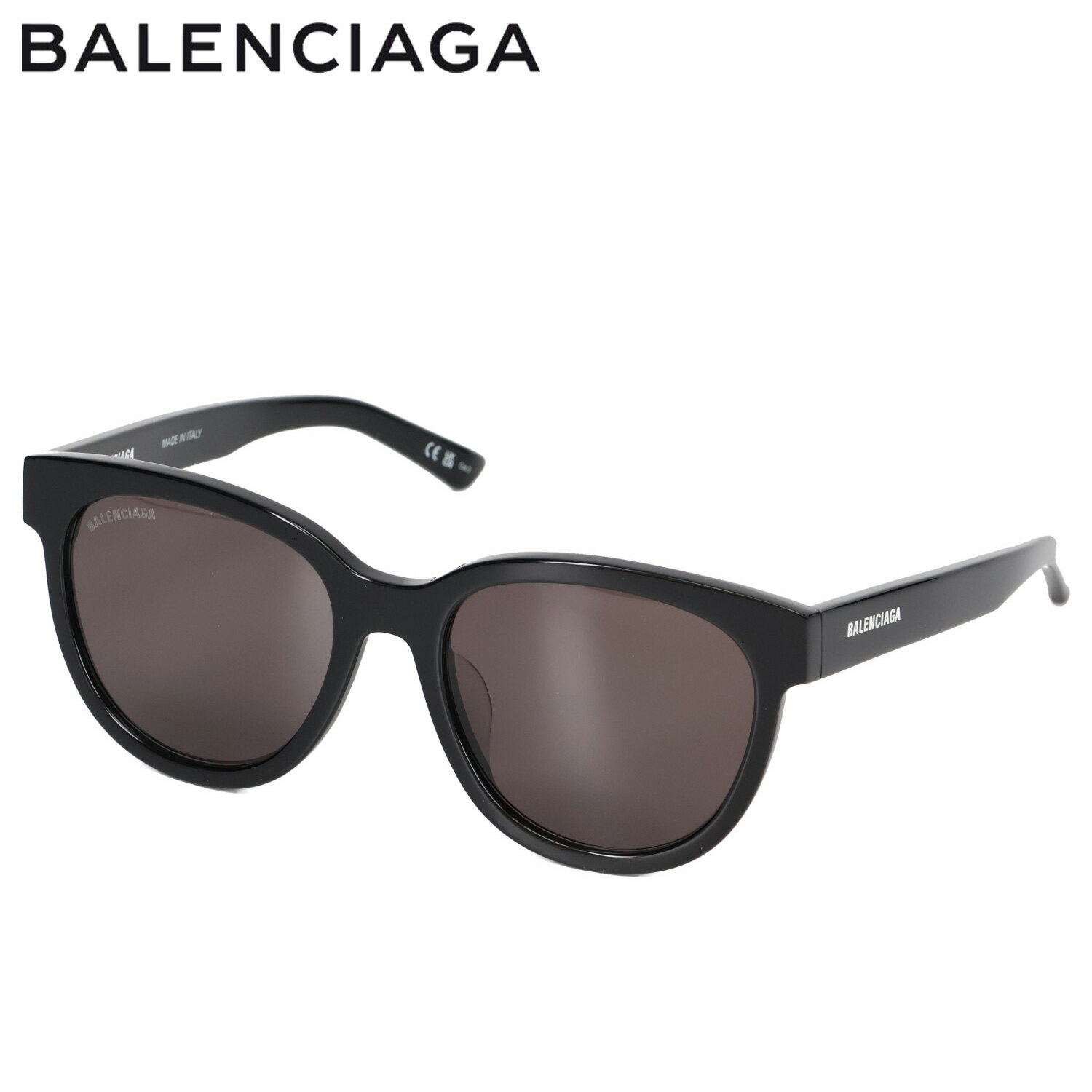【最大1000円OFFクーポン発行中】 BALENCIAGA バレンシアガ サングラス メンズ レディース UVカット アジアンフィット SUNGLASSES ブラック 黒 BB0077SK-001
