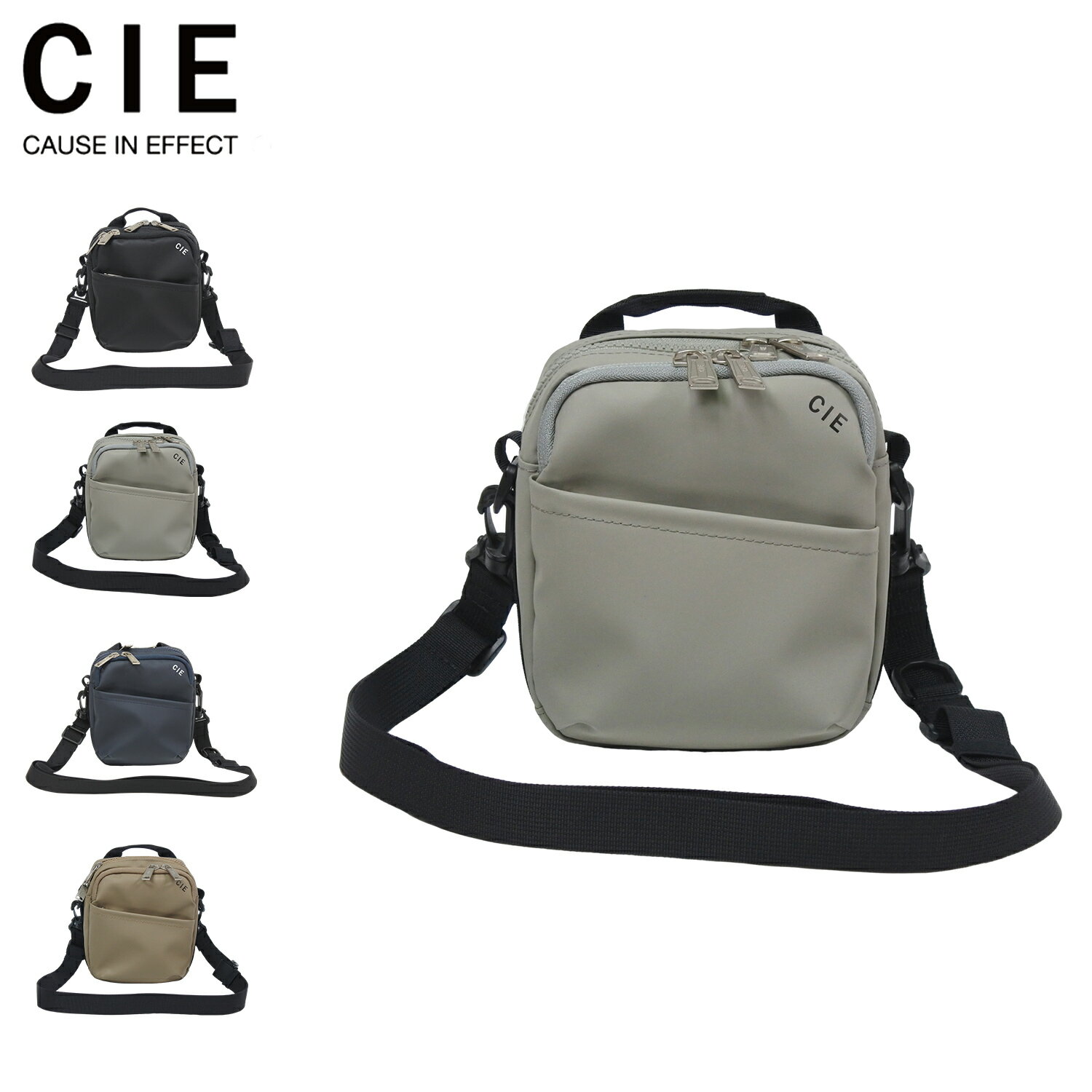 Rakuten - シー CIE ショルダーバッグ メンズ レディース 斜めがけ VARIOUS SHOULDER-02 ブラック グレー ネイビー ブラウン 黒 021825