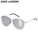 SAINT LAURENT サンローラン サングラス メンズ レディース UVカット アジアンフィット SUNGLASSES シルバー SL328KM-002