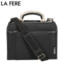 ラフェール LA FERE 青木鞄 ビジネスバッグ アタッシュケース ショルダー カバン オプス メンズ Sサイズ A5 アルミハンドル 斜めがけ ソフト 軽量 OPS ブラック 黒 6723