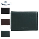 AQUASCUTUM アクアスキュータム カードケース パスケース 名刺入れ ID 定期入れ メンズ 本革 オールダム ブラック ブラウン グリーン 黒 AQW...