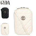 ジェイダ GYDA バッグ スマホショルダー ポーチ スマートフォン 携帯 キルティング メタル レディース 斜めがけ QUILTING METAL SERIES ブラック ホワイト 黒 白 GY-B245