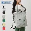 ルートート ROOTOTE バッグ トートバッグ メンズ レディース ファスナー付 パッカブル 折りたたみ SN.セオルーdelta.パッカブル-B ブラック ...