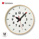 タカタレムノス 時計 壁掛け クロック Mサイズ ふんぷんくろっく アナログ オシャレ 静音 fun pun clock ホワイト 白 YD14-08