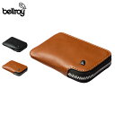 Bellroy ベルロイ 財布 ミニ財布 カードケース カードポケット メンズ レディース 革 CARD POCKET ブラック ベージュ 黒