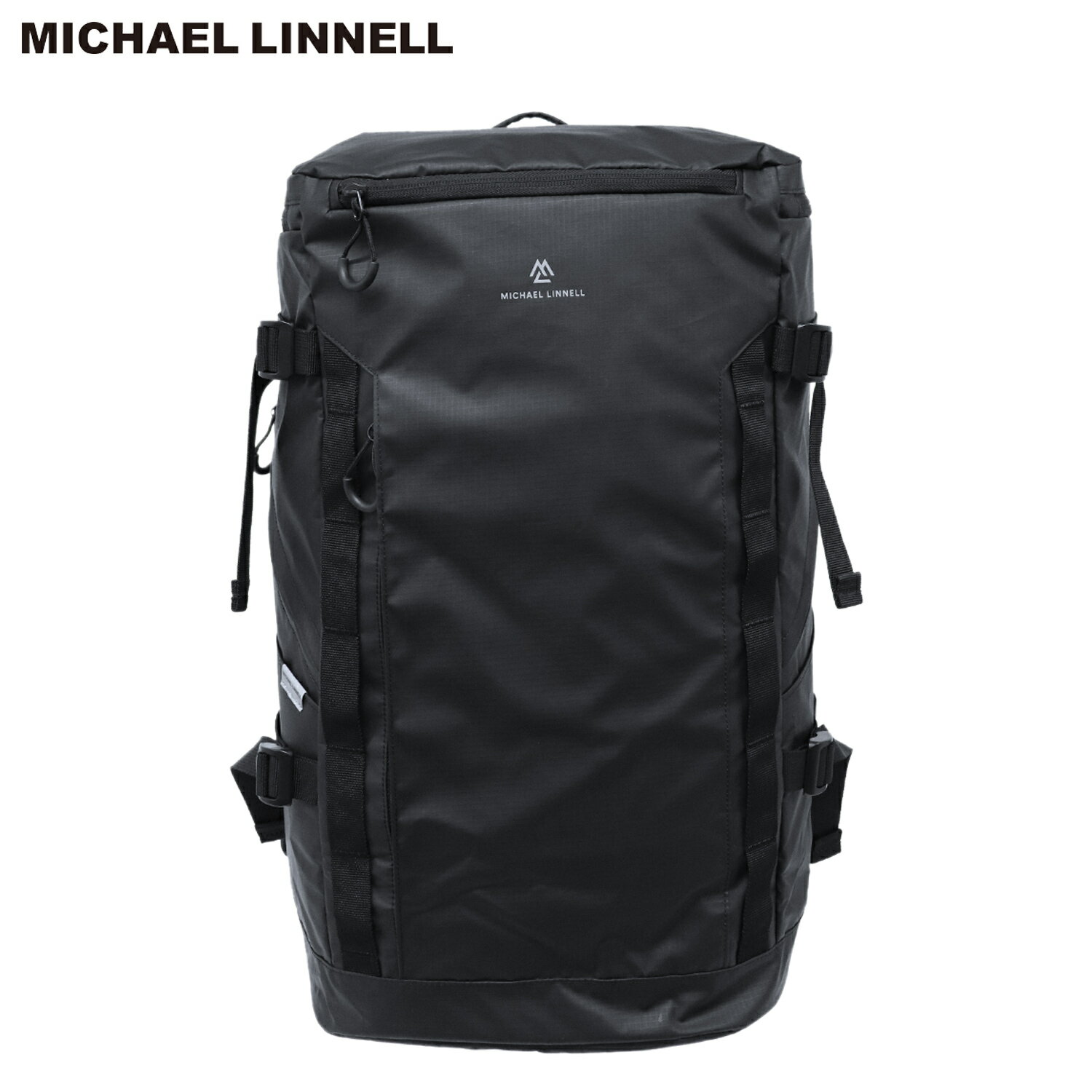 【最大1000円OFFクーポン発行中】 MICHAEL LINNELL マイケルリンネル バッグ リュック バックパック メンズ レディース 41L 大容量 撥水 軽量 耐水圧 耐久 BACKPACK ブラック 黒 MLAC-33