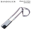 バンドリヤー BANDOLIER iphone15 15pro 15proMax スマホケース スマホショルダー 携帯 アイフォン メンズ レディース BOBBY SIDE SLOT PASTEL BLUE ブルー 14BOB