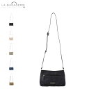 LA BAGAGERIE ラ バガジェリー バッグ ショルダーバッグ レディース 撥水 軽量 斜めがけ ファスナー付き ブラック ホワイト ベージュ ネイビー ...