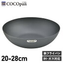 ココパン COCOpan フライパン 極SONS 20cm 22cm 24cm 26cm 28cm 深型 IH ガス対応 鉄 リバーライト