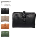 クレドラン CLEDRAN 財布 二つ折り財布 レディース 本革 牛革 日本製 ADORE WALLET M ブラック グレー ブラウン グリーン 黒 S6218