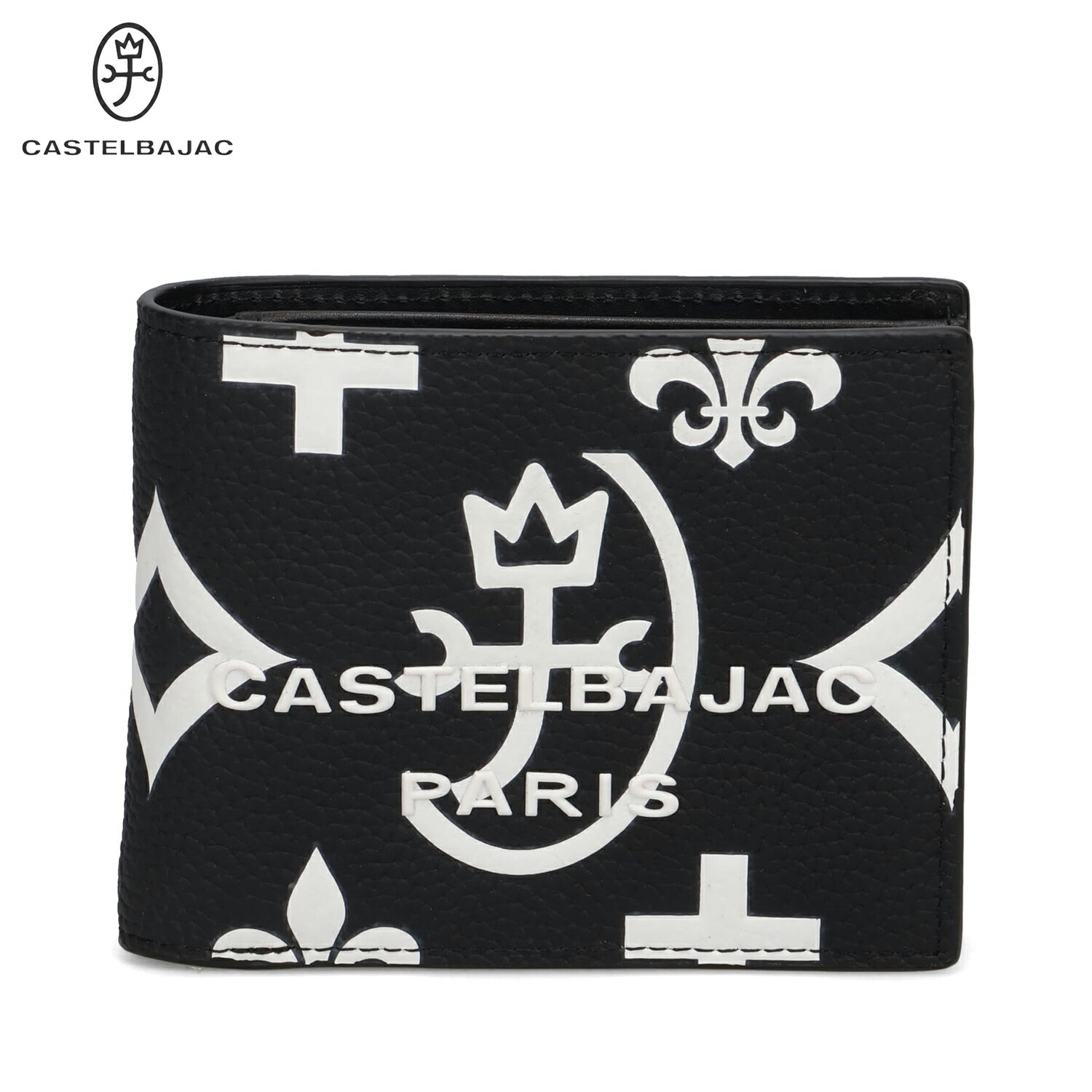 CastelBajac - CASTELBAJAC カステルバジャック 財布 二つ折り メンズ レディース 本革 クレア ブラック 黒 68631