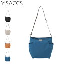 Y’SACCS イザック バッグ ショルダーバッグ ナイロンタフタ レディース A4 B4 撥水 軽量 斜めがけ ファスナー付き ブラック ベージュ ブラウン ...