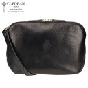 クレドラン CLEDRAN バッグ ショルダーバッグ お財布ポシェット レディース 軽量 本革 斜めがけ 日本製 FLAM WALLET SH ブラック 黒 C...