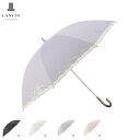 【最大1000円OFFクーポン配布中】 LANVIN COLLECTION ランバン コレクション 長傘 雨傘 フワ20/30 オーガンジーバラカットワーク レ...