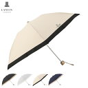 【最大1000円OFFクーポン配布中】 LANVIN COLLECTION ランバン コレクション 折りたたみ傘 3段 雨傘 P75D グログランリボン レディ...