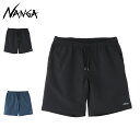 ナンガ NANGA ショートパンツ ドットエア コンフィーショーツ メンズ スポーツ DotAir COMFY SHORTS ブラックブルー 黒 NW2411-1I903