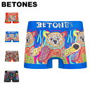 ビトーンズ BETONES ボクサーパンツ ボクサーブリーフ アンダーウェア 下着 インナー メンズ 前閉じ 男性 MIRACLE-KUN-MCK001 レッド...