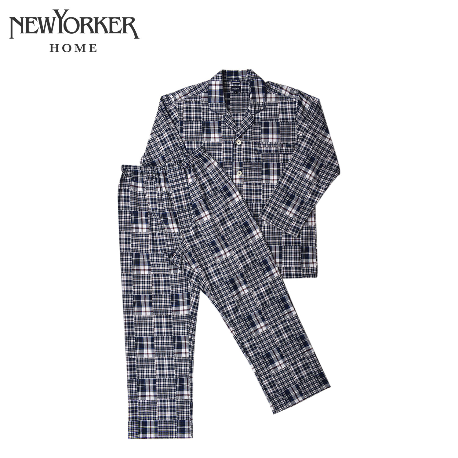 【最大1000円OFFクーポン発行中】 NEWYORKER HOME ニューヨーカーホーム ルームウェア 部屋着 パジャマ 上下 セットアップ ナイトウェア テ...
