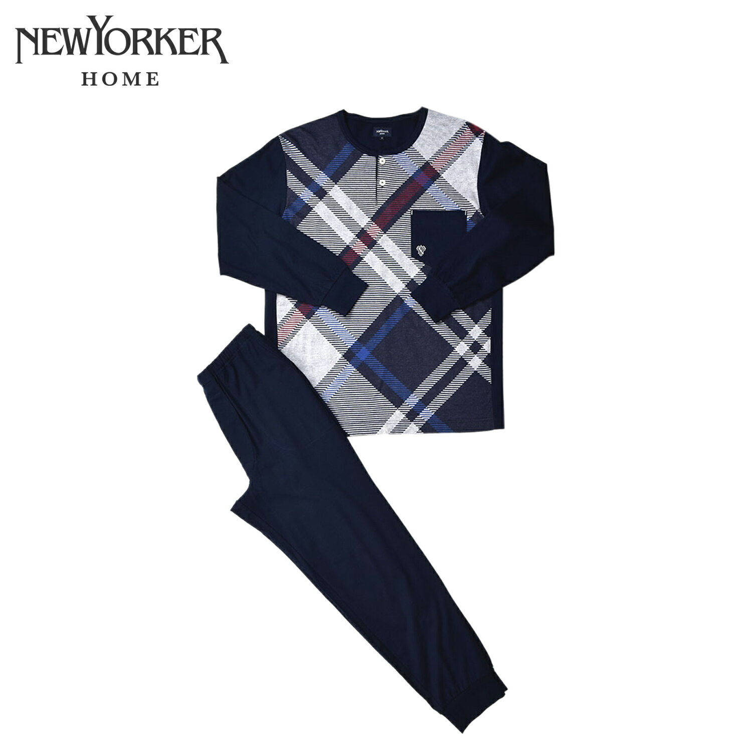 【最大1000円OFFクーポン発行中】 NEWYORKER HOME ニューヨーカーホーム ルームウェア 部屋着 パジャマ 上下 セットアップ ナイトウェア ヘ...