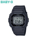 CASIO カシオ BABY-G 腕時計 BGD-5650-1JF BGD-5650 SERIES 防水 ソーラー充電 ベビーG ベイビーG レディース ブラック 黒