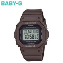 CASIO カシオ BABY-G 腕時計 BGD-5650-5JF BGD-5650 SERIES 防水 ソーラー充電 ベビーG ベイビーG レディース ブラウン